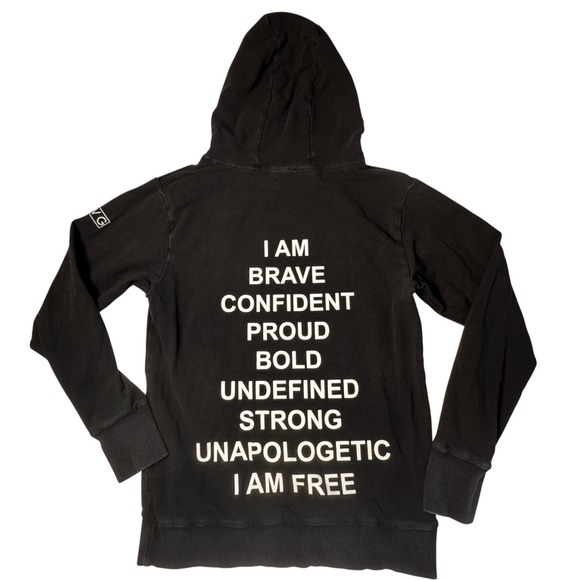 Constantly Varied Gear Tops - Constantly Varied‎ Gear CVG I AM FREE Black Hoodie Womens XS Workout Thumbholes